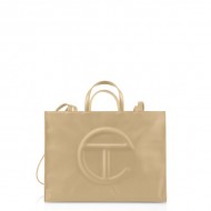 Cream Shopping Bag